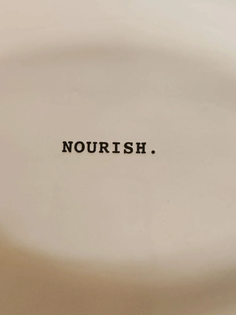 Rae Dunn Oval Cream Ceramic Appetizer Plate Set of 4